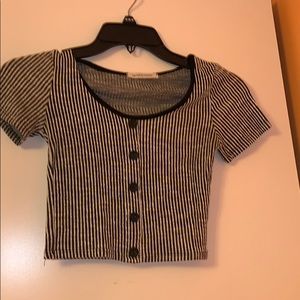 CUTE striped crop top
